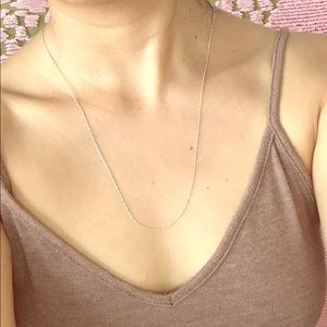 Italian silver necklace